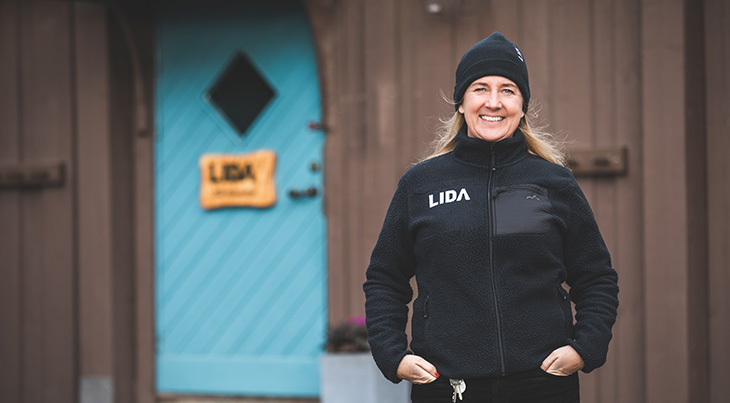 Sandra Lövgren, ny platschef på Lida Friluftsgård